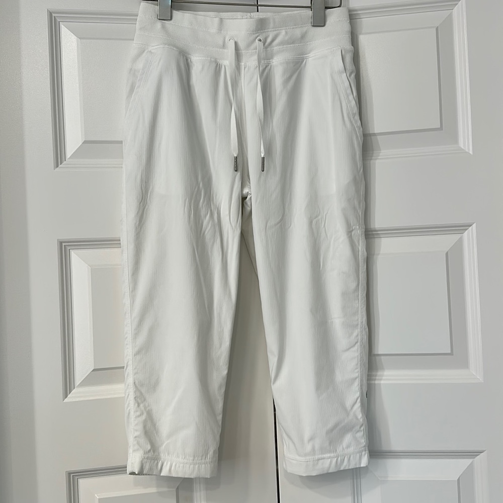 White LuLu Capris